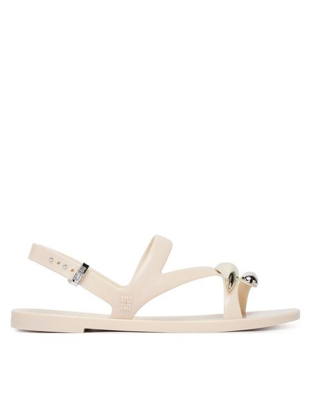 Melissa Sandały Melissa Iris Sandal Ad 37849 Beżowy. Brązowe sandały Melissa, bez wzorów, z tworzywa sztucznego, bez obcasa, na płaskiej podeszwie, bez zapięcia. Za 269.99 zł.