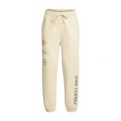 Spodnie treningowe damskie Under Armour Project Rock HWT Pnt. Czarne spodnie dresowe Under Armour, bez wzorów. Za 309.99 zł.