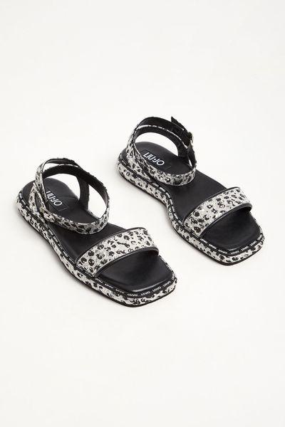 Sandały LIU JO. Sandały Liu Jo, bez wzorów, bez obcasa, bez zapięcia. W wyprzedaży za 343.97 zł.