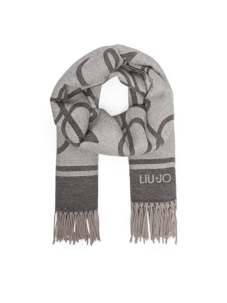 Liu Jo Szalik 2F6035 T0300 Czarny. Czarne szaliki i kominy Liu Jo, bez wzorów, z syntetyku. Za 299.99 zł.