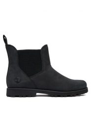 Timberland Sztyblety Asphalt Trail Chls TB0A27MD0151 Czarny. Czarne botki Timberland, bez wzorów, z nubiku, bez obcasa, na płaskiej podeszwie, bez zapięcia. Za 319.99 zł.