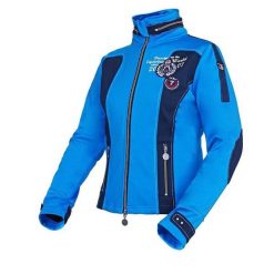 Damska kurtka wodoodporna Fair Play Klara. Niebieskie kurtki FAIRPLAY, na jesień, bez wzorów, sportowe, bez kaptura. Za 286.00 zł.