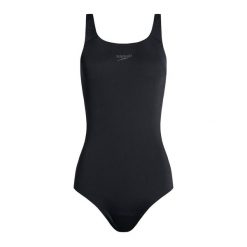 Strój kąpielowy jednoczęściowy damski Speedo Eco Endurance+ Medalist. Czarne stroje jednoczęściowe Speedo, bez wzorów, sportowe. Za 159.99 zł.