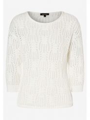 More & More Sweter w kolorze kremowym rozmiar: 42. Brązowe swetry More & More, bez wzorów, bez ramiączek. Za 131.43 zł.