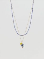 Naszyjnik z motywem cytryn - wielobarwny. Naszyjniki Reserved, z cytrynem. Za 59.99 zł.