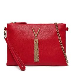 Torebka Valentino. Czerwone kopertówki Valentino, bez wzorów, wizytowe, bez dodatków. Za 169.99 zł.