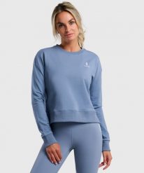 Bluza sportowa damska ekologiczna. Szare bluzy z kapturem NORDICDOTS, l, bez wzorów, z bawełny, bez kaptura, na fitness i siłownię. Za 275.00 zł.