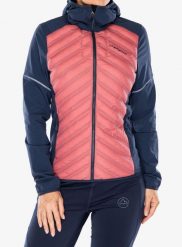 Kurtka do biegania damska La Sportiva Koro Jacket. Czerwone kurtki do biegania La Sportiva, l, bez wzorów, z elastanu, bez kaptura, do biegania, primaloft. Za 593.99 zł.