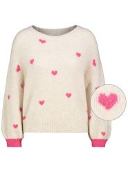 Sublevel Sweter w kolorze beżowo-różowym rozmiar: L/XL. Brązowe swetry Sublevel, l, bez wzorów, bez ramiączek. Za 145.26 zł.