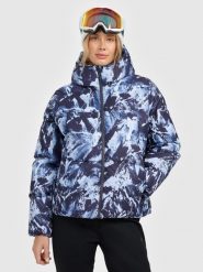 4F Kurtka narciarska membrana 5000 damska - multikolor XL. Niebieskie kurtki narciarskie 4f, na zimę, xl, bez wzorów, bez kaptura, narciarskie. Za 499.99 zł.