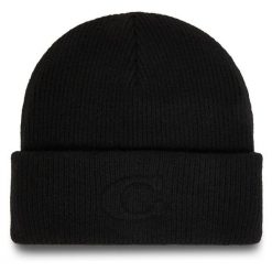 Czapka Coach. Czarne czapki zimowe Coach, bez wzorów. Za 199.99 zł.