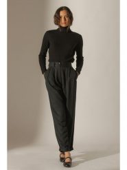 Perfect Cashmere Kaszmirowy golf w kolorze czarnym rozmiar: XXL. Czarne swetry Perfect Cashmere, xxl, bez wzorów, z kaszmiru, bez ramiączek. Za 391.99 zł.