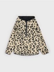 Bluza sherpa z kapturem - wielobarwny. Bluzy Sinsay, l, bez wzorów, bez ramiączek, z kapturem. Za 59.99 zł.