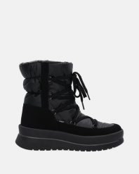 CZARNE WODOODPORNE ŚNIEGOWCE 6171 GUMM NERO. Czarne botki Venezia, bez wzorów, bez obcasa, bez zapięcia. Za 339.00 zł.