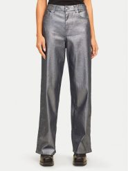JJXX Jeansy Tokyo 12264457 Srebrny Wide Leg. Szare jeansy JJXX, bez wzorów, z bawełny. Za 159.99 zł.