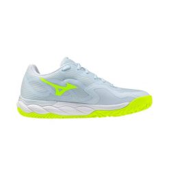 Buty do tenisa damskie Mizuno Wave Enforce Court CC W. Niebieskie buty treningowe Mizuno, bez wzorów, z materiału, bez zapięcia, tenisowe, mizuno wave. Za 339.99 zł.