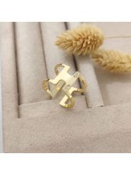 Nakkash Pozłacany pierścionek rozmiar: onesize. Żółte pierścionki Nakkash, metalowe. Za 61.31 zł.