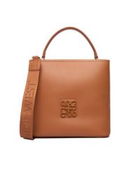 Nine West Torebka CEO-Aera-LDA8888 Brązowy. Brązowe torebki klasyczne Nine West, z aplikacjami, z materiału, bez dodatków. Za 199.99 zł.