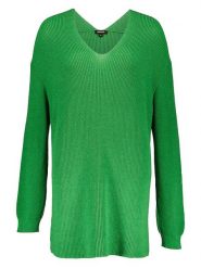 More & More Sweter w kolorze zielonym rozmiar: 46. Zielone swetry More & More, bez wzorów, ze splotem, bez ramiączek. Za 79.21 zł.