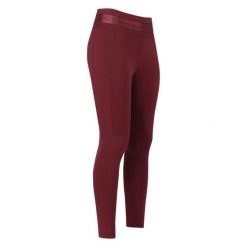 Damskie legginsy jeździeckie z pełną przyczepnością Euro-Star Ares. Brązowe legginsy EURO-STAR, z aplikacjami, z materiału, retro, długie. Za 440.50 zł.