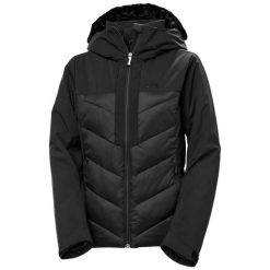 Kurtka narciarska damska Helly Hansen W Bellissimo. Czarne kurtki narciarskie Helly Hansen, m, bez wzorów, z futra, bez kaptura, narciarskie, primaloft. Za 1,359.00 zł.