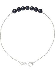 Mitzuko Złota bransoletka z perłami rozmiar: onesize. Czarne bransoletki Mitzuko, z perłą, złote. Za 448.99 zł.