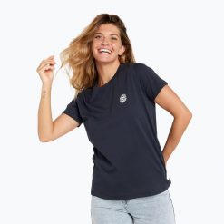 Koszulka damska Rip Curl Re-Entry Crew. Niebieskie t-shirty sportowe Rip Curl, m, bez wzorów, bez ramiączek. Za 83.99 zł.