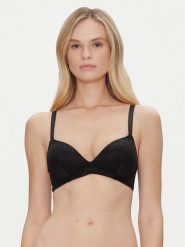 Emporio Armani Underwear Biustonosz bezfiszbinowy EW000444 AF10880 FC027 Czarny. Czarne biustonosze Emporio Armani Underwear, bez wzorów, z syntetyku. Za 229.99 zł.