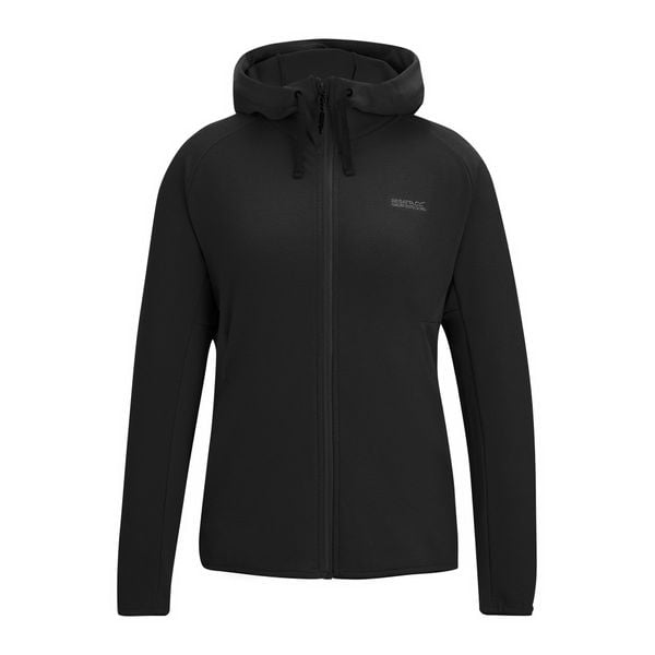 Bluza Polarowa Damska Nayna. Czarne bluzy bez kaptura Regatta, xl, bez wzorów, z polaru, z kapturem, trekkingowe. Za 341.99 zł.