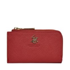 Portfel Beverly Hills Polo Club. Czerwone portfele Beverly Hills Polo Club, bez wzorów. Za 59.99 zł.