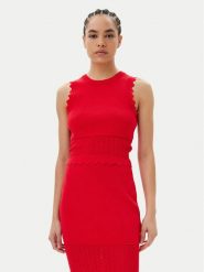 Gaudi Top 511FD43007 Czerwony Slim Fit. Czerwone topy Gaudi, xs, bez wzorów, z syntetyku, bez kołnierzyka, bez ramiączek. Za 309.99 zł.