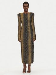 NORMA KAMALI Sukienka codzienna KK4243PLC27302 Brązowy Slim Fit. Brązowe sukienki Norma Kamali, na co dzień, s, bez wzorów, z syntetyku, bez kołnierzyka, bez ramiączek, proste. Za 1,249.00 zł.