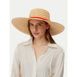 Kapelusz LAUREN RALPH LAUREN. Brązowe kapelusze Lauren Ralph Lauren, bez wzorów. Za 309.99 zł.