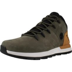 Buty TIMBERLAND SPRINT TREKKER MID LAC Zielony. Zielone buty trekkingowe Timberland, bez wzorów, ze skóry, bez zapięcia, do biegania. Za 561.99 zł.
