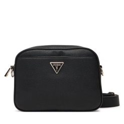 Torebka Guess. Czarne listonoszki Guess, z aplikacjami, bez dodatków. Za 429.99 zł.