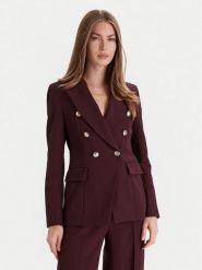 Maryley Marynarka 25IB139/43BU Bordowy Regular Fit. Czerwone marynarki i żakiety Maryley, m, bez wzorów, z syntetyku, bez ramiączek. Za 499.99 zł.