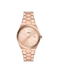 Fossil Zegarek ES5258 Złoty. Żółte, analogowe zegarki Fossil, złote. Za 879.99 zł.