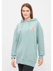 Derbe Bluza w kolorze błękitnym rozmiar: M. Niebieskie bluzy Derbe, m, bez wzorów, z bawełny, bez ramiączek, z kapturem. Za 127.65 zł.