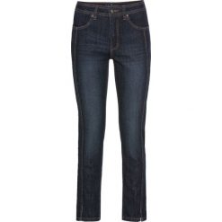 Wygodne dżinsy ze stretchem 7/8 STRAIGHT bonprix ciemnoniebieski. Jeansy marki bonprix. Za 74.99 zł.