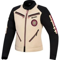 Damska kurtka motocyklowa Alpinestars Stella Grace. Brązowe kurtki Alpinestars, s, z aplikacjami, z bawełny, eleganckie, bez kaptura. Za 1,142.00 zł.