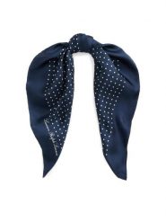 Lauren Ralph Lauren Chusta 454953615002 Granatowy. Niebieskie chusty Lauren Ralph Lauren, bez wzorów, z jedwabiu. Za 379.99 zł.