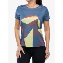 Koszulka wspinaczkowa damska La Sportiva Comp T-Shirt. Niebieskie t-shirty sportowe La Sportiva, bez wzorów, bez ramiączek. Za 203.99 zł.