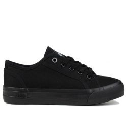 Buty damskie trampki sportowe Lee AVA C WOMEN LOW. Czarne trampki Lee, bez wzorów, z jeansu, biznesowe, bez zapięcia. Za 109.00 zł.