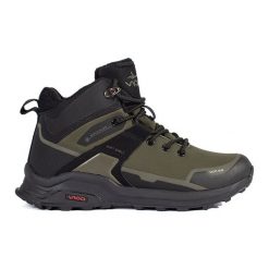Vico Ciemnozielone buty trekkingowe ocieplane. Zielone buty trekkingowe bez zapięcia. Za 227.37 zł.