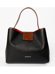 Mia Tomazzi Skórzana torebka "Fusetti" w kolorze czarnym - 34 x 25 x 13 cm rozmiar: onesize. Czarne torebki klasyczne Mia Tomazzi, bez wzorów, z materiału, przez ramię, bez dodatków. Za 375.96 zł.