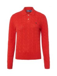 Polo Ralph Lauren sweter z dzianiny z zawartością kaszmiru Kobiety Wełna czerwony, XS. Czerwone swetry Polo Ralph Lauren, xs, bez wzorów, z dzianiny, eleganckie, bez ramiączek. Za 1,199.95 zł.