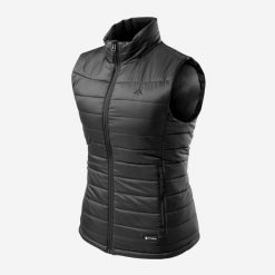 Kurtka bezrękawnik damska z ogrzewaniem Thaw. Czarne kurtki THAW, m, bez wzorów, z materiału, eleganckie, bez kaptura. Za 734.50 zł.