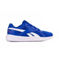 Buty na co dzień do biegania młodzieżowe REEBOK FLEXAGON ENE sportowe. Niebieskia buty do biegania Reebok, bez wzorów, bez zapięcia, do biegania. Za 124.00 zł.