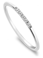 DIA DIAMONDS Srebrny pierścionek z diamentami rozmiar: 58. Szare pierścionki DIA DIAMONDS, z diamentem, srebrne. Za 262.29 zł.