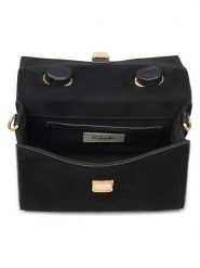 Clarks Skórzana torebka "Roslyn Ritzy" w kolorze czarnym - 18 x 15 x 6,5 cm rozmiar: onesize. Czarne torebki klasyczne Clarks, bez wzorów, z materiału, przez ramię, bez dodatków. Za 205.93 zł.